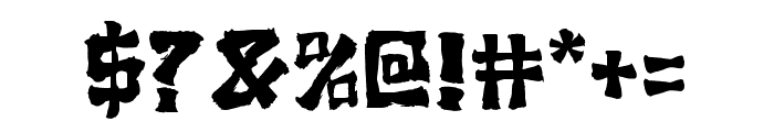 SakuraTown Font OTHER CHARS