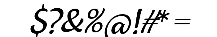Salanino Italic Font OTHER CHARS