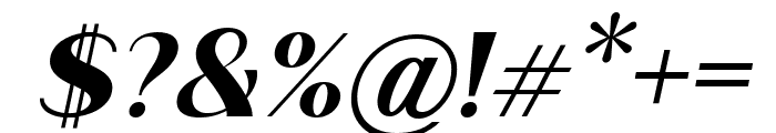 Saldo ExtraBold Italic Font OTHER CHARS