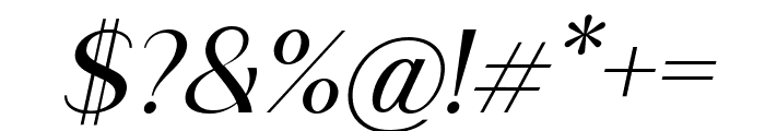 Saldo Regular Italic Font OTHER CHARS