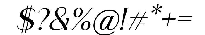 Saldo-RegularItalic Font OTHER CHARS