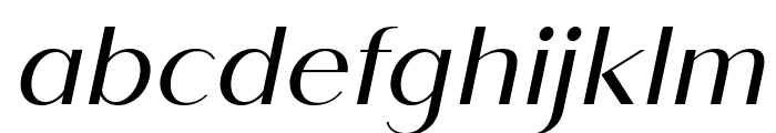Saldo-RegularItalic Font LOWERCASE
