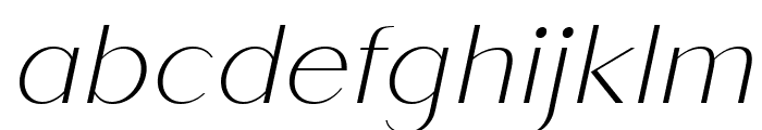 Saldo Thin Italic Font LOWERCASE