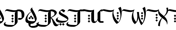 Saleha-Regular Font UPPERCASE
