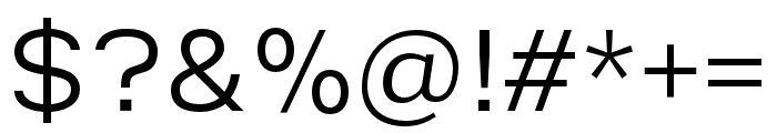 Salena Regular Font OTHER CHARS