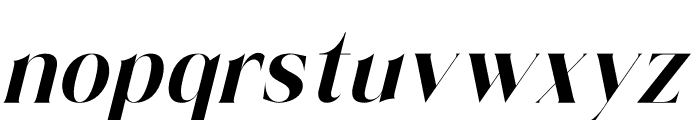 Salgesis Italic Font LOWERCASE