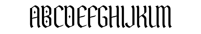 Salifstic Font UPPERCASE