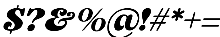 Salish Lodge Italic Font OTHER CHARS