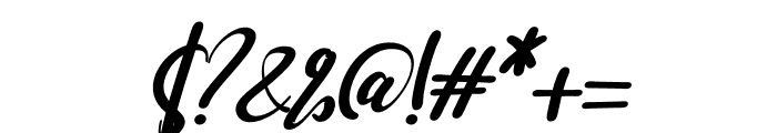 Salista Italic Font OTHER CHARS