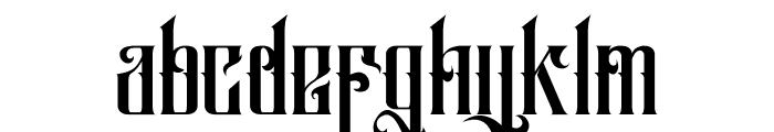 Salliery Font LOWERCASE