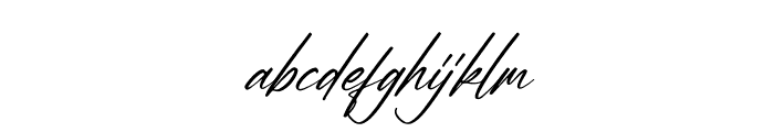 Sallinas Franklyn Italic Font LOWERCASE