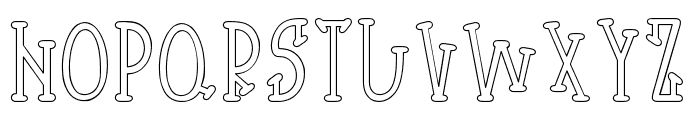 Sallsburgg Font UPPERCASE
