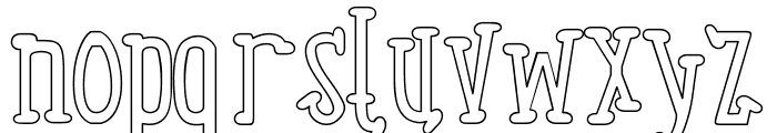 Sallsburgg Font LOWERCASE