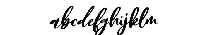 Sally & Smith Italic Font LOWERCASE