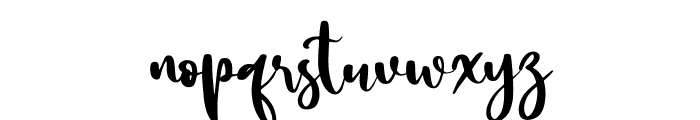 Sally & Smith Font LOWERCASE