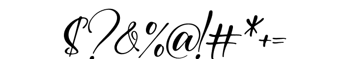 Salmah Italic Font OTHER CHARS