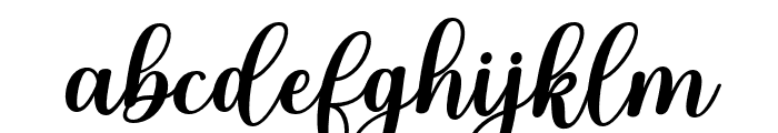 SalmonQueenSlant Font LOWERCASE