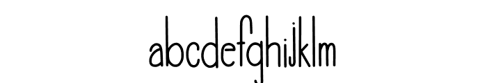 Salomon Typograph Font LOWERCASE