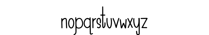 Salomon Typograph Font LOWERCASE