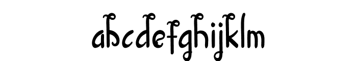 Salsha Font LOWERCASE