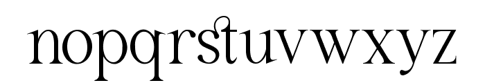 Salsify Font LOWERCASE