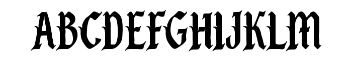 Saltblack combat Regular Font UPPERCASE