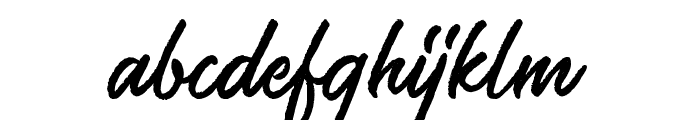 SalteryRough Font LOWERCASE