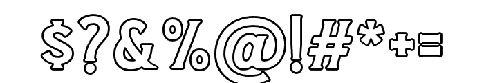 Salveation-SerifOutline Font OTHER CHARS