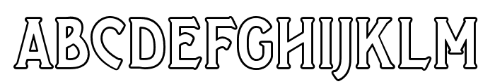 Salveation-SerifOutline Font LOWERCASE