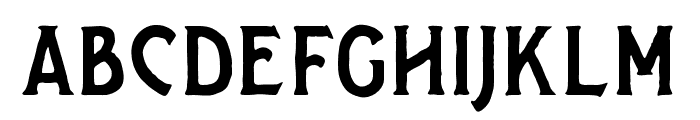Salveation-SerifRough Font UPPERCASE
