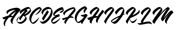 Salzburg-Regular Font UPPERCASE