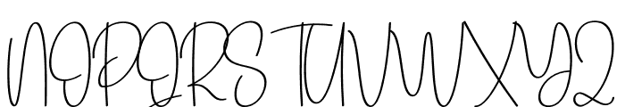 Samanta Signature Font UPPERCASE