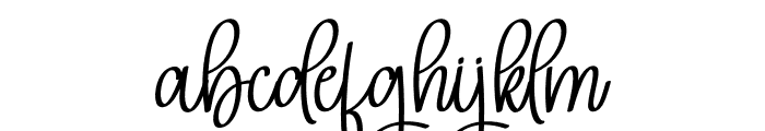 Samantha Calligraph Font LOWERCASE