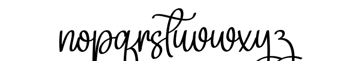 Samantha Calligraph Font LOWERCASE