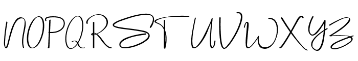 Samantha Signature Font UPPERCASE