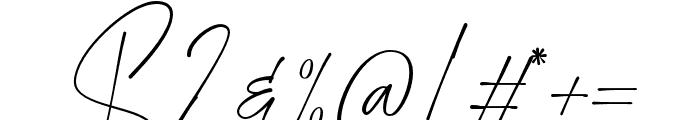 SambranganSignature-Regular Font OTHER CHARS