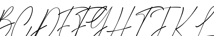 SambranganSignature-Regular Font UPPERCASE