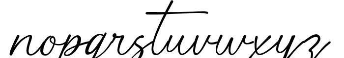 SambranganSignature-Regular Font LOWERCASE