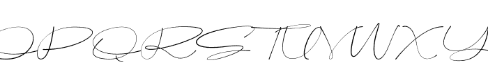 Sameday Signature Font UPPERCASE