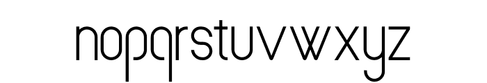 Samelro Light Font LOWERCASE