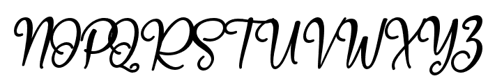 Samorina-Italic Font UPPERCASE