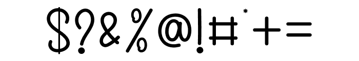 Sample Overtinking Font OTHER CHARS