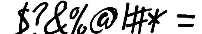 Samtak Script Italic Font OTHER CHARS