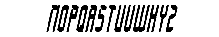 Samurai Sword Bold Italic Font UPPERCASE