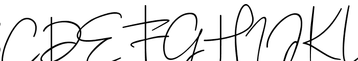 San Diego Signature Script Font UPPERCASE