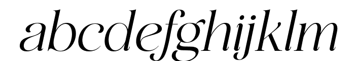 San de More Medium Italic Font LOWERCASE