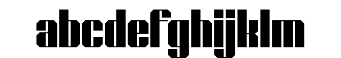 Sancury Font LOWERCASE