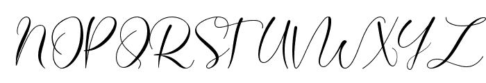 Sandara Script Regular Font UPPERCASE