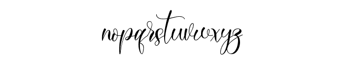 Sandara Script Regular Font LOWERCASE