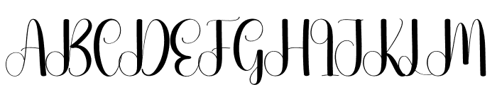 Sandbeach Font UPPERCASE